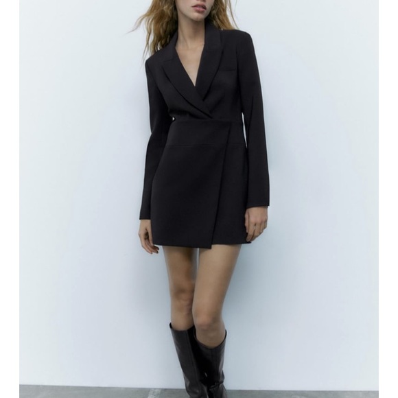 SOLD Zara Blazer Romper Dress - Picture 1 of 3